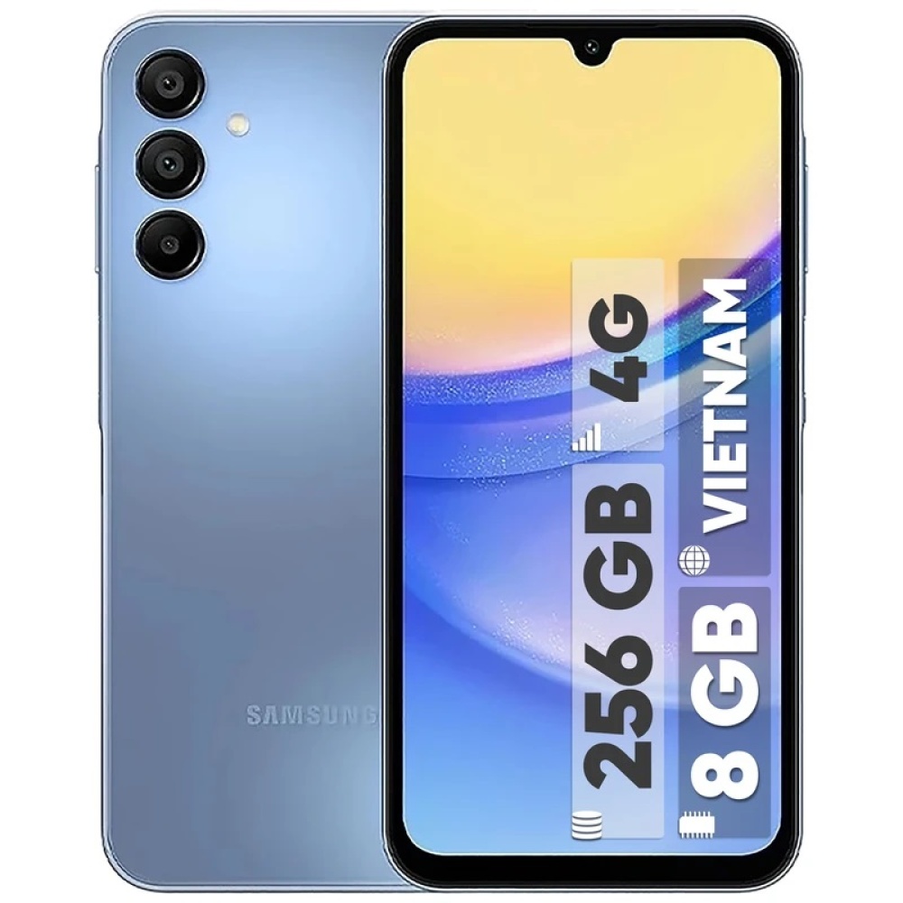 گوشی موبایل سامسونگ مدل Galaxy A15 دو سیم کارت ظرفیت 256/8 گیگابایت